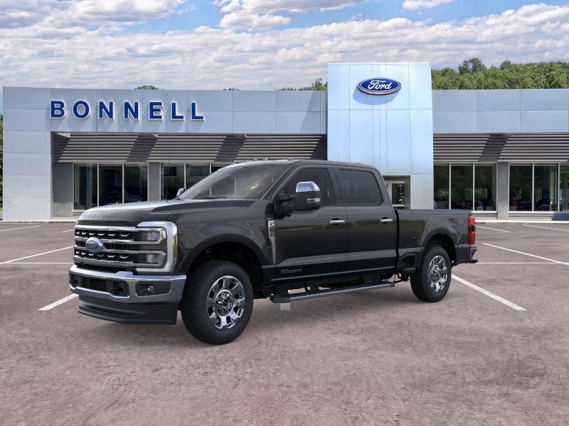 2026 Ford F-250SD Lariat in Agate Black Metallic — front three-quarter view