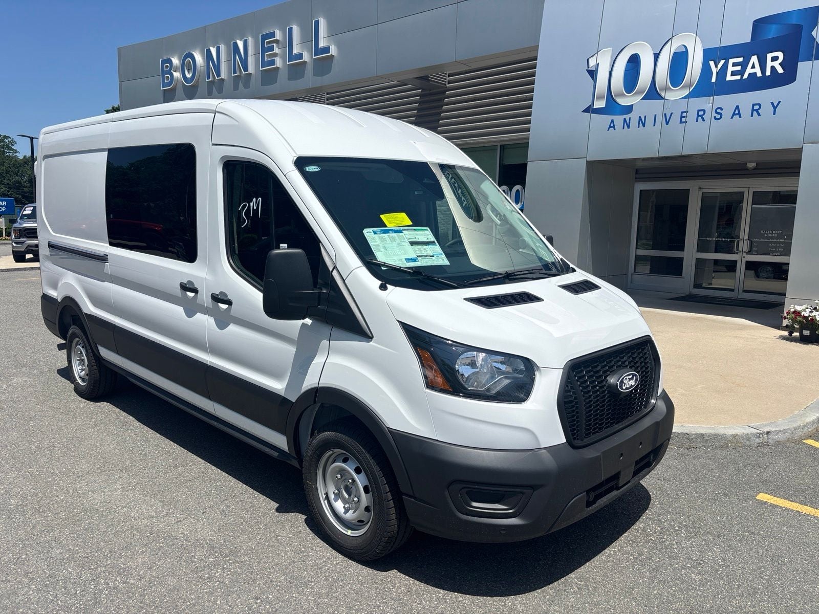 2026 Ford Transit-250 Base in Oxford White — front three-quarter view