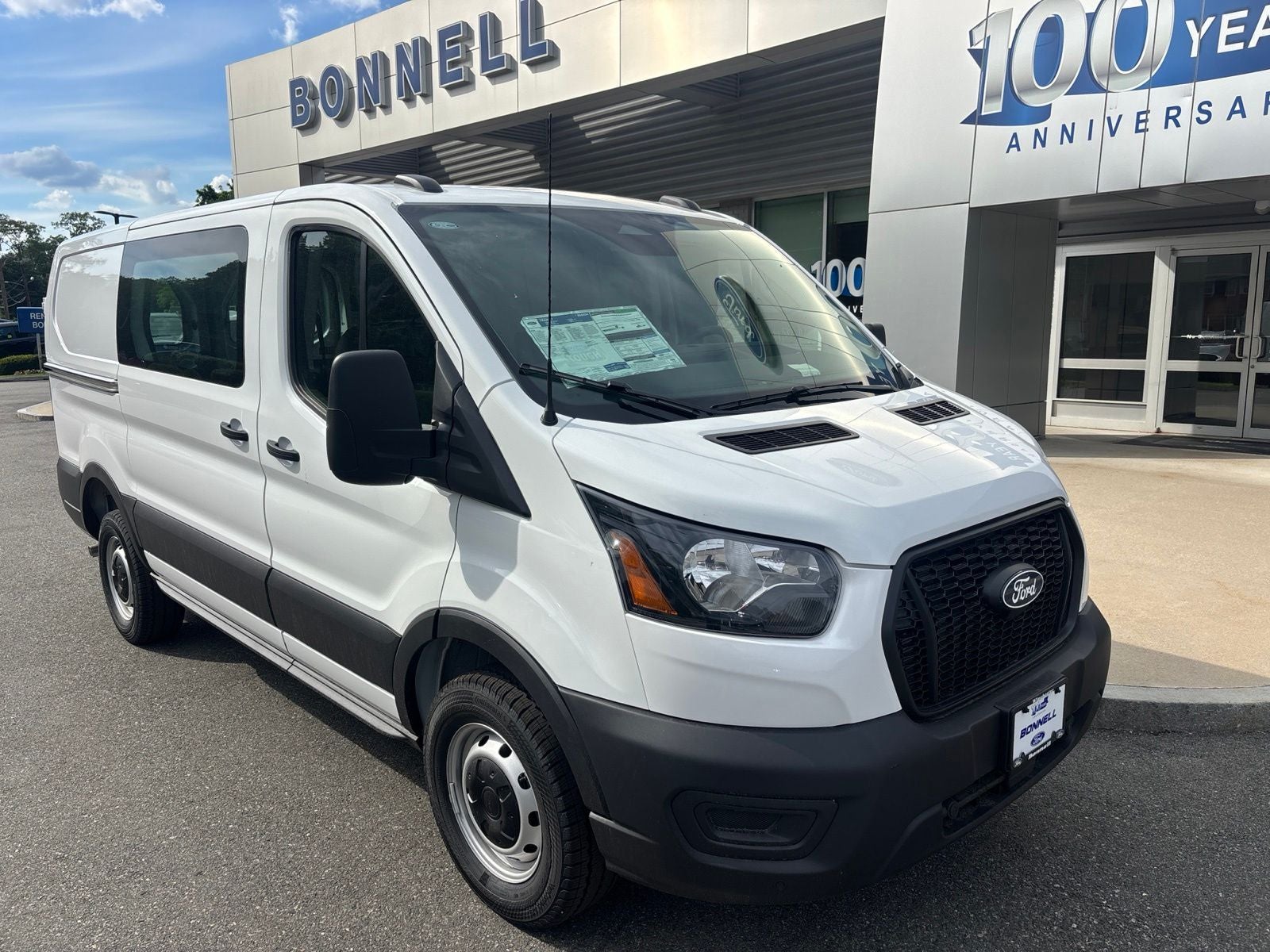 2026 Ford Transit-250 Base in Oxford White — front three-quarter view