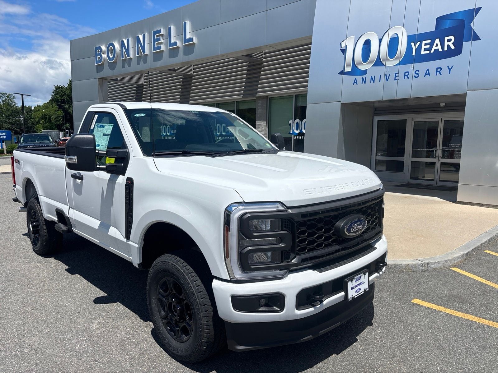2026 Ford F-350SD XL in Oxford White — front three-quarter view